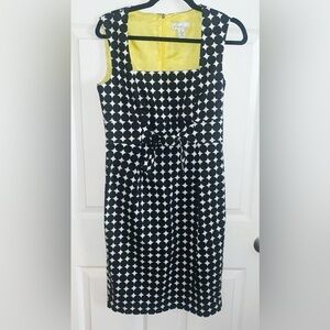 Kim Rogers Polka Dot Pleaded Dress Size Small